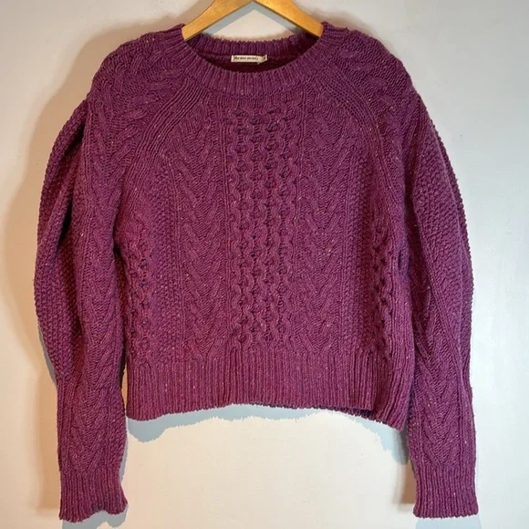 THE NEW SOCIETY Recycled Tirso Sweater in Purple, Size Small - Picture 9 of 13